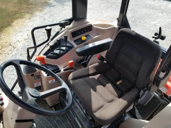 Kubota M6060 Tractor with Box Blade and Front End Loader - Image 2