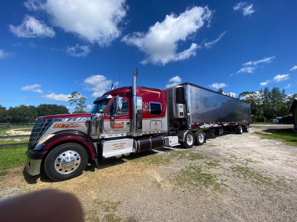 2017 International Lonestar & 2017 Vanguard Reefer Trailer - Image 2