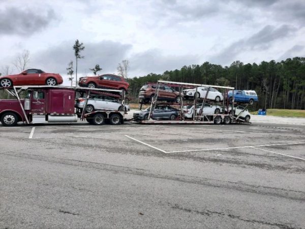 2000 PETERBILT 379  COTTRELL 9 CAR CARRIER