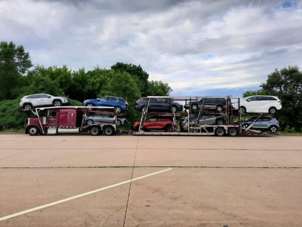 2000 PETERBILT 379  COTTRELL 9 CAR CARRIER - Image 4