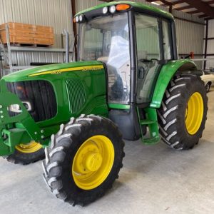 2002 JOHN DEERE 6420 TRACTOR WITH BUSH HOG OFFSET DISC