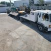 2005 Mitsubishi Fuso with, 2005 Hooper Equipment Trailer, 10 Ton, Gooseneck, and 2006 PJ Dump  Hurricane Clean Up Trailer, 10 Ton, Gooseneck