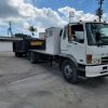 2005 Mitsubishi Fuso with, 2005 Hooper Equipment Trailer, 10 Ton, Gooseneck, and 2006 PJ Dump  Hurricane Clean Up Trailer, 10 Ton, Gooseneck - Image 4