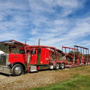 2006 PETERBILT 379 EXHD  COTTRELL HIGH RAIL  CAR HAULER