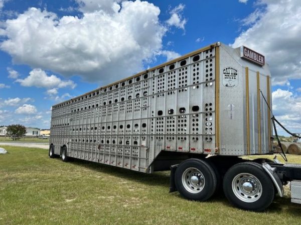 2010 MERRITT 53X102 CATTLE TRAILER