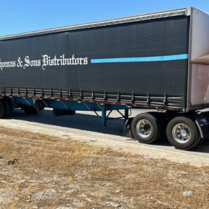 2017 WESTER TRAILER ELITE CURTAIN VAN 48 X 102