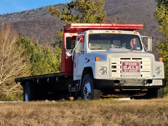 1987 INTERNATIONAL 4300 FLATBED - Image 2