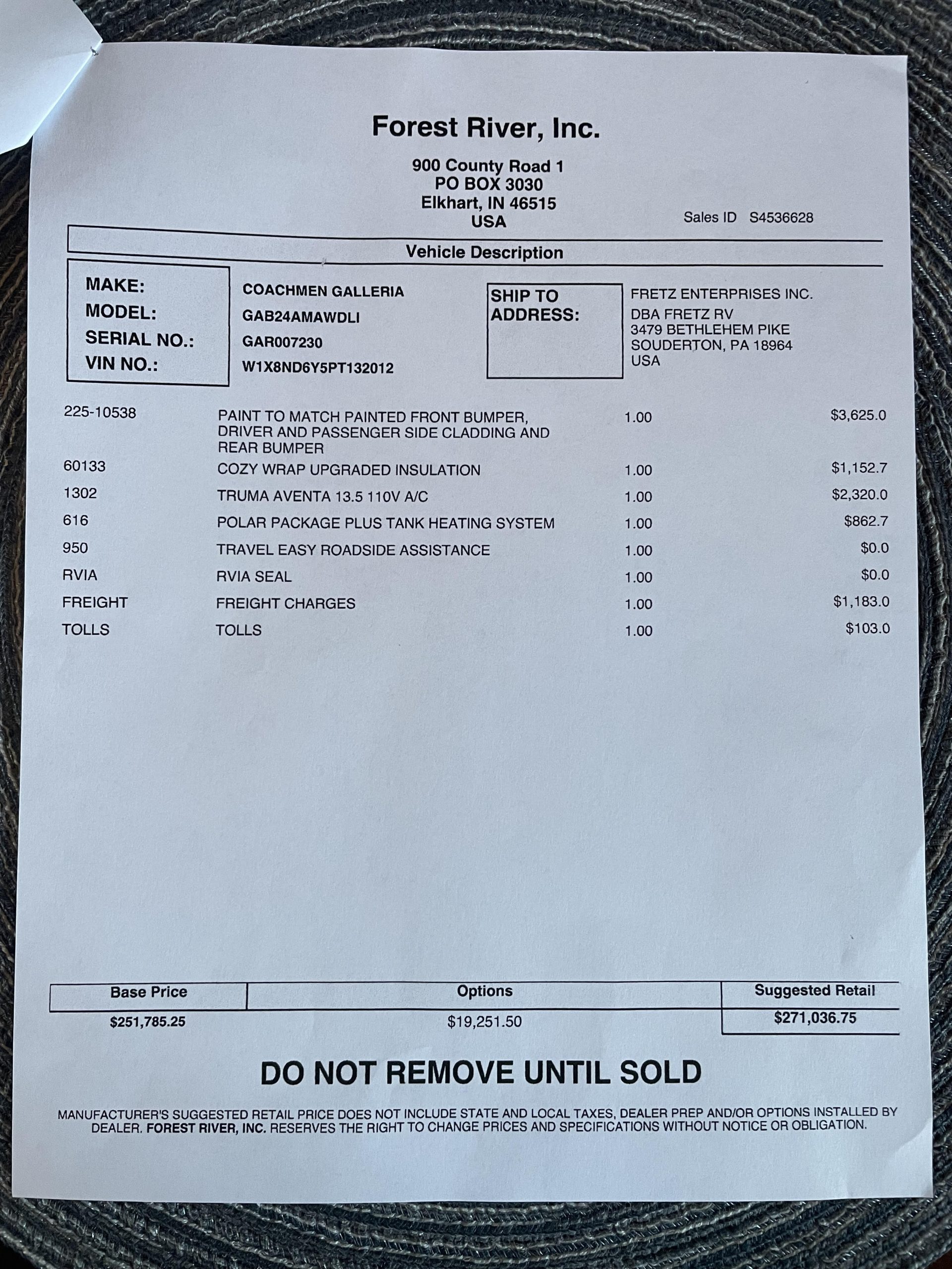 2025 COACHMEN GALLERIA LI3 24A (BH37) - Image 5