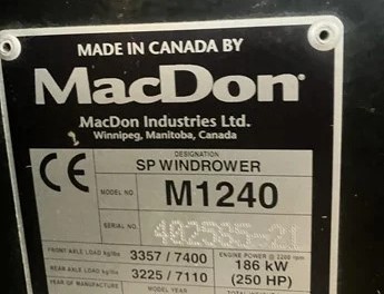 2021 MAC DON M1240 - Image 5