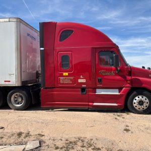 2017 Freightliner Cascadia Evolution semi trucks and a 2014 Wabash 53’ dry van trailer