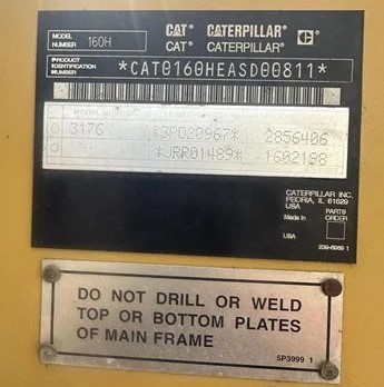 2007 CATERPILLAR 160H VHP PLUS - Image 9