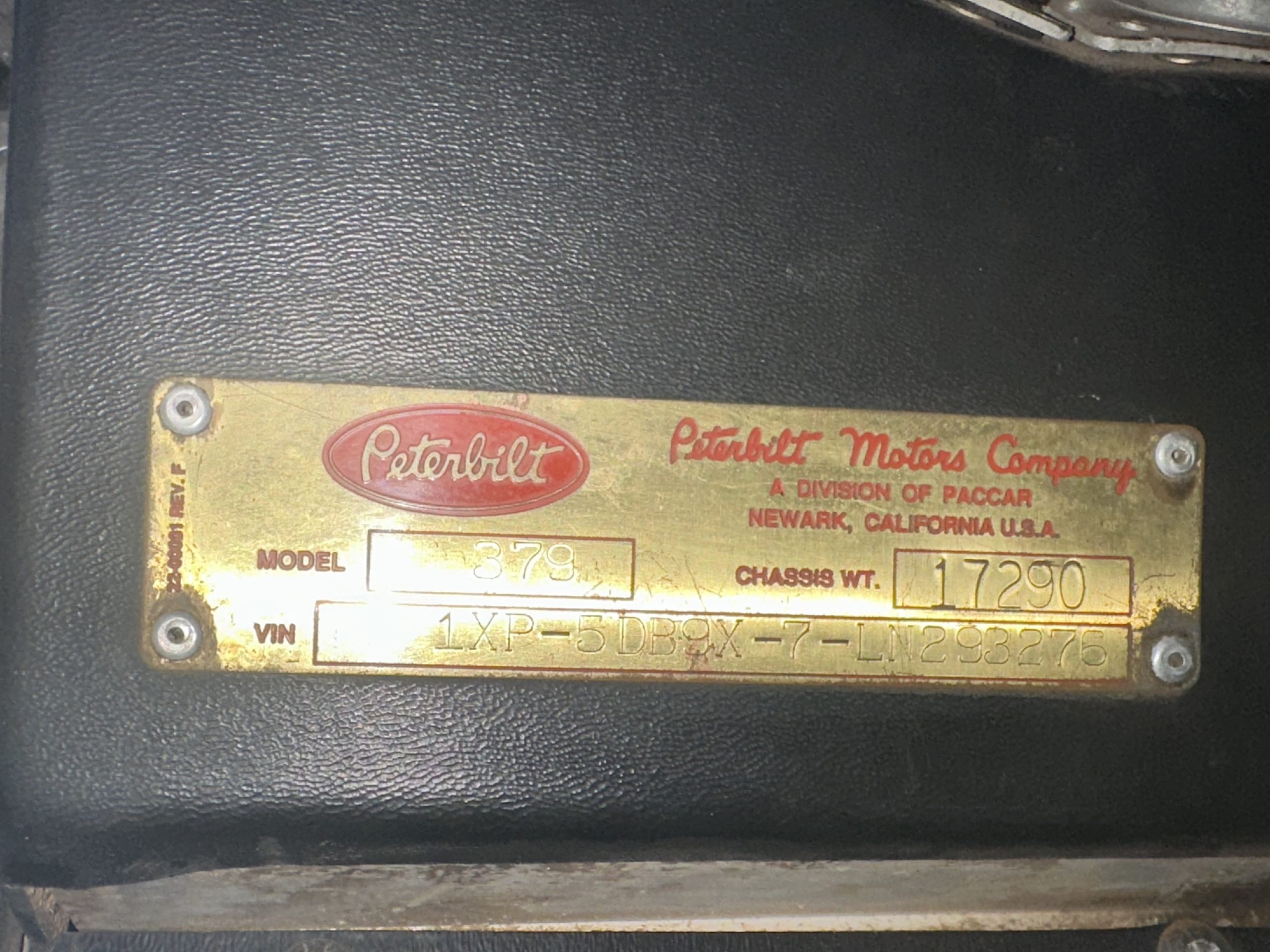 1990 PETERBILT 379 - Image 9